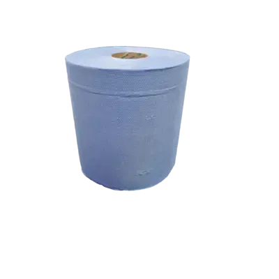 Handdoekrol Midi Centerfeed Food ISEGA 100% Cellulose Blauw 2 laags 20 cm Verpakking 6 x 135 meter -Horecavoordeel.com-