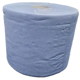 Industriepapier Verlijmd 100% Cellulose Blauw 2 laags 24 cm Verpakking 2 x 300 meter -Horecavoordeel.com-