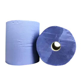 Industriepapier Verlijmd  100% Cellulose Blauw 2 laags 26 cm Verpakking 2 x 190 meter -Horecavoordeel.com-
