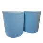Industriepapier / Uierpapier Verlijmd Mixed Cellulose Blauw 2 laags 37 cm Verpakking 2 x 380 meter -Horecavoordeel.com-