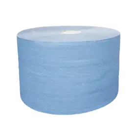 Industriepapier / Uierpapier Verlijmd Mixed Cellulose Blauw 3 laags 22 cm Verpakking 2 x 360 meter -Horecavoordeel.com-