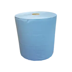 Industriepapier / Uierpapier Verlijmd Mixed Cellulose Blauw 3 laags 37 cm Verpakking 1 x 360 meter -Horecavoordeel.com-