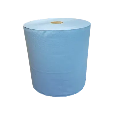 Industriepapier / Uierpapier Verlijmd Mixed Cellulose Blauw 3 laags 37 cm Verpakking 1 x 360 meter -Horecavoordeel.com-