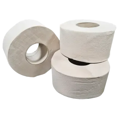 Mini Jumbo Toiletpapier EU Ecolabel 100% Recycled Papier 2 laags Verpakking 12 x 130 meter  -Horecavoordeel.com-