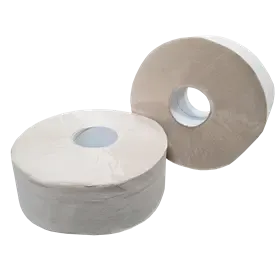 Maxi Jumbo Toiletpapier EU Ecolabel 100% Recycled Papier 2 laags Verpakking 6 x 250 meter  -Horecavoordeel.com-