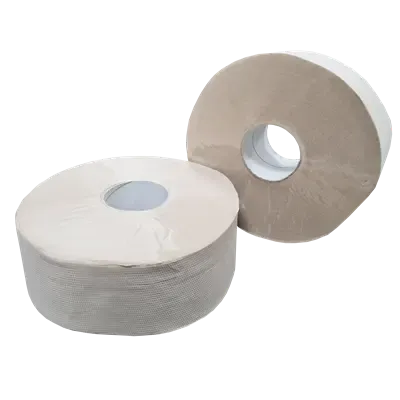 Maxi Jumbo Toiletpapier EU Ecolabel 100% Recycled Papier 2 laags Verpakking 6 x 250 meter  -Horecavoordeel.com-