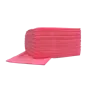 HACCP Food Sopdoek M Vouw Roze 1 laags 45 x 50 cm Verpakking 10 x 25 doeken -Horecavoordeel.com-