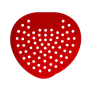 Urinoirmatjes  Kersen Rood  Verpakking 25 matjes  -Horecavoordeel.com-