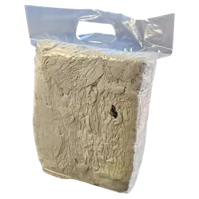 Poetsdoeken Wit 1ste Kwaliteit Wit WTRW Verpakking 5 kilo in folie  -Horecavoordeel.com-