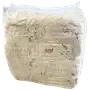 Poetsdoeken Wit 1ste Kwaliteit Wit WTRW Verpakking 10 kilo in folie  -Horecavoordeel.com-