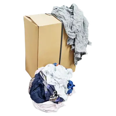 Poetsdoeken Bont Dik en Dun Bonte Tricot BTR Verpakking 10 kilo in persdoos  -Horecavoordeel.com-