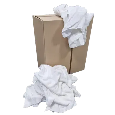 Poetsdoeken Badstof Wit Witte badstof  Verpakking 10 kilo  -Horecavoordeel.com-