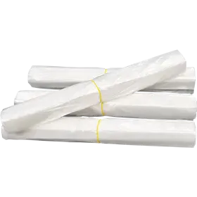 Afvalzakken 50 liter HDPE transparant 63 x 70 cm T15 Verpakking 20 x 50 zakken  -Horecavoordeel.com-
