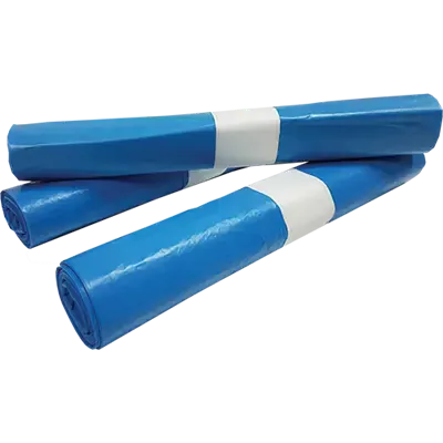 Afvalzakken 120 liter HPDE Blauw 70 x 110 cm T25 Verpakking 20 x 25 zakken  -Horecavoordeel.com-