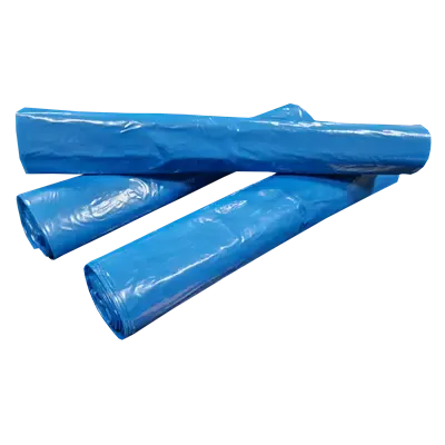 Afvalzakken 170 liter LDPE Blauw 90 x 110 cm T50 Verpakking 10 x 25 zakken  -Horecavoordeel.com-