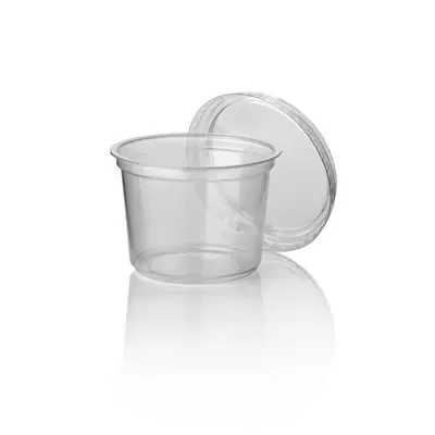 Dessert cups Zonder Voet PP Bekers Transparant 250cc Ø 95 x 67mm 250cc