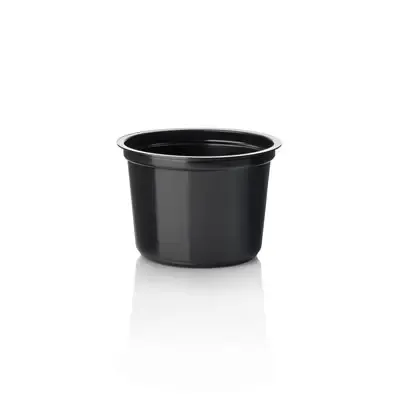 Dessert cups Zonder Voet PP Bekers Zwart 250cc Ø 95 x 67mm