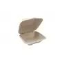 Hamburger Bakken Suikerriet met Klapdeksels Beige / Bruin IP6 115 x 110 x 78mm