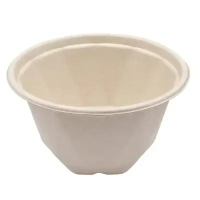Saladebakken 1000 ml Suikerriet Beige Ø 16 x 9cm -Horecavoordeel.com-