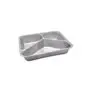 Aluminium Bakken Rechthoek 3-vaks 760ml 23,3 x 18,4 x 3cm