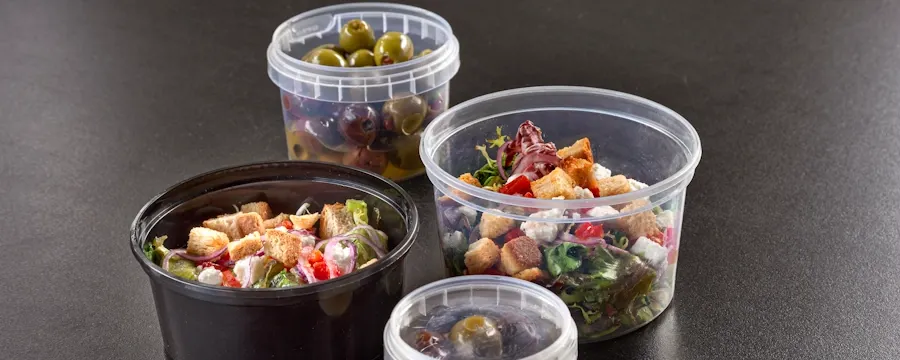 Op zoek naar Saladebakken & Rauwkostbakjes met Deksels? -Horecavoordeel.com-